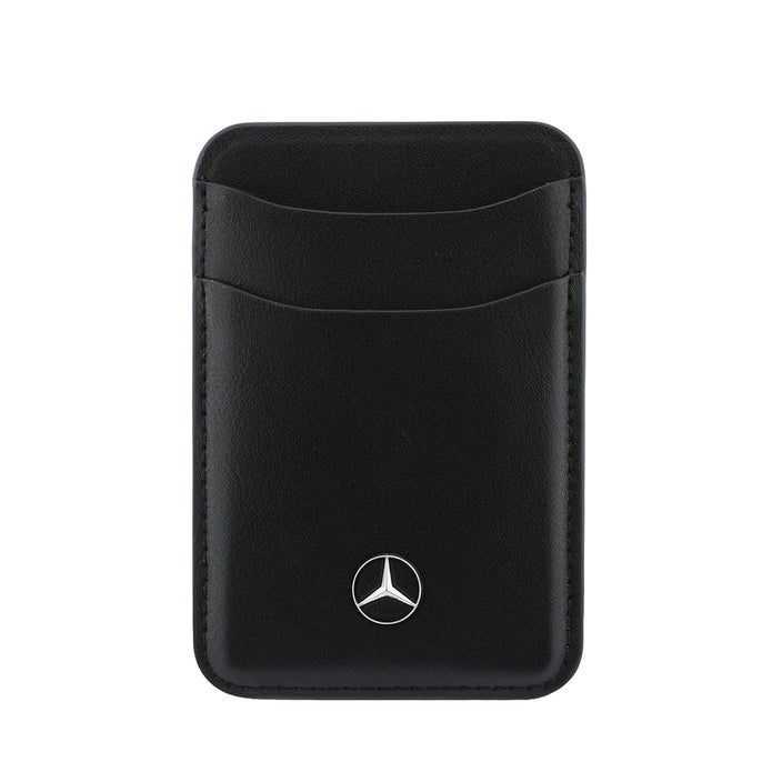 Mercedes Benz iPhone 18 Pro PU Deri 3D Metal Logolu Kartlıklı MagSafe Uyumlu Kılıf – Fotoğraf 20