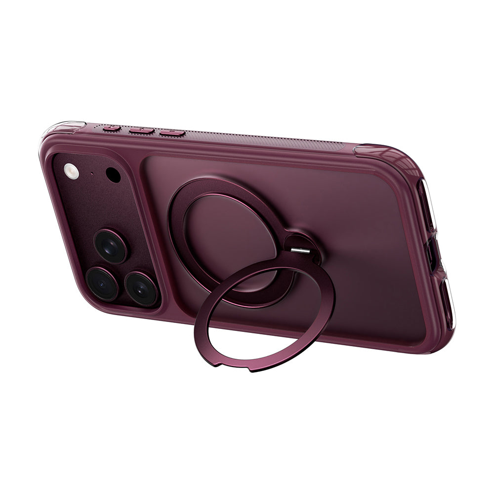 iPhone 18 Pro AS-203 AeroShield Ultra Airbag 360° Standlı MagSafe Uyumlu Kılıf – Fotoğraf 12