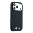 BMW iPhone 18 Pro Max Delikli PU Metal M Logolu MagSafe Uyumlu Kılıf