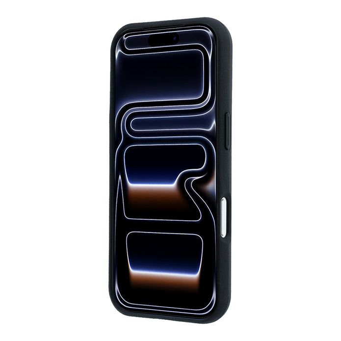 BMW iPhone 18 Pro Max Delikli PU Metal M Logolu MagSafe Uyumlu Kılıf