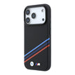 BMW iPhone 18 Pro Max Üç Şeritli Metal M Logolu Kevlar Karbon Fiber MagSafe Uyumlu Kılıf