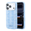 Lacoste iPhone 18 Pro Max Karışık Monogram Desenli Deri Metal Logolu MagSafe Uyumlu Kılıf