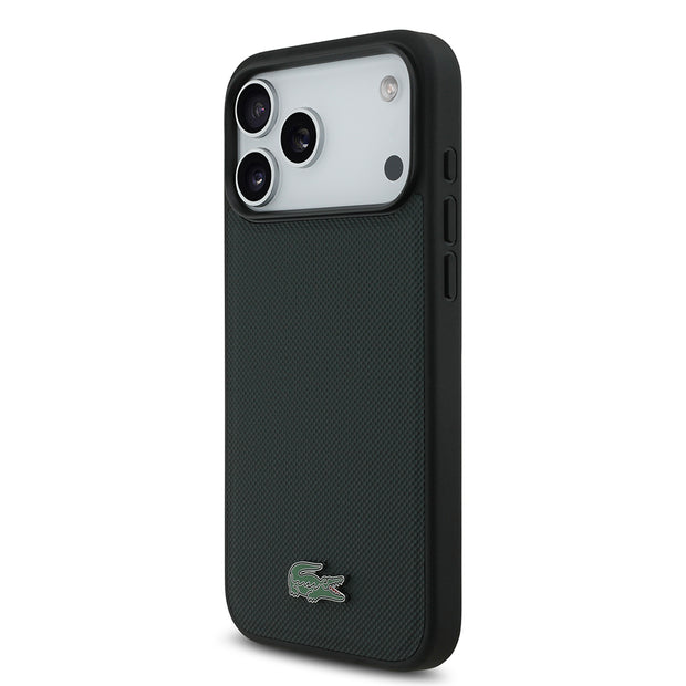 Lacoste iPhone 18 Pro Max PU Pike Metal Logolu MagSafe Uyumlu Kılıf – Fotoğraf 2