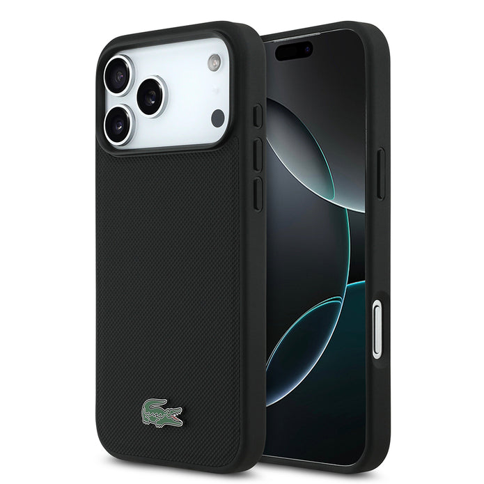 Lacoste iPhone 18 Pro Max PU Pike Metal Logolu MagSafe Uyumlu Kılıf – Fotoğraf 7