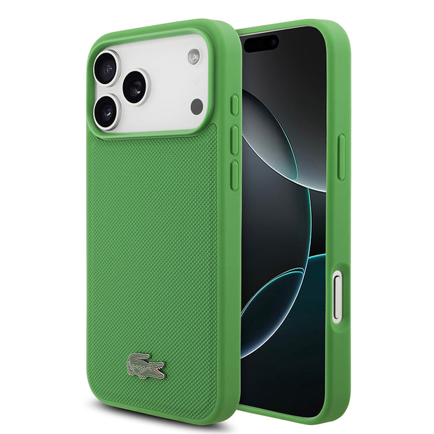Lacoste iPhone 18 Pro Max PU Pike Metal Logolu MagSafe Uyumlu Kılıf – Fotoğraf 13