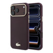 Lacoste iPhone 18 Pro Max Yarı Pike PVC Timsah Dokuma Logolu MagSafe Uyumlu Kılıf – Fotoğraf 13
