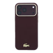 Lacoste iPhone 18 Pro Max Yarı Pike PVC Timsah Dokuma Logolu MagSafe Uyumlu Kılıf – Fotoğraf 15