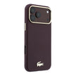 Lacoste iPhone 18 Pro Max Yarı Pike PVC Timsah Dokuma Logolu MagSafe Uyumlu Kılıf – Fotoğraf 16