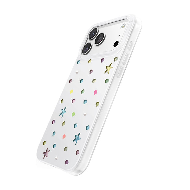 Zore Paris iPhone 18 Pro Max Axen Kristal Detaylı PC TPU MagSafe Uyumlu Kılıf – Fotoğraf 2