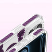 Zore Paris iPhone 18 Pro Max Elvo Kalp Motifli Taş Detaylı PC TPU MagSafe Uyumlu Kılıf – Fotoğraf 18