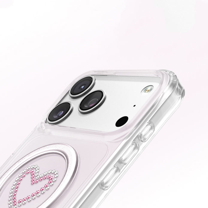 Zore Paris iPhone 18 Pro Max Mova Kristal Detaylı PC TPU MagSafe Uyumlu Kılıf – Fotoğraf 20