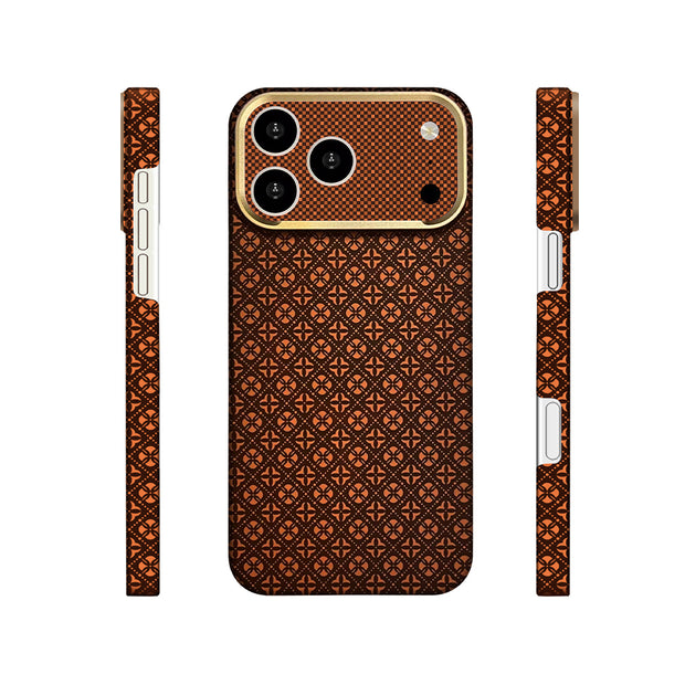 Zore Paris iPhone 18 Pro Max Velix Retro Çiçek Desenli Sert PC MagSafe Uyumlu Kılıf