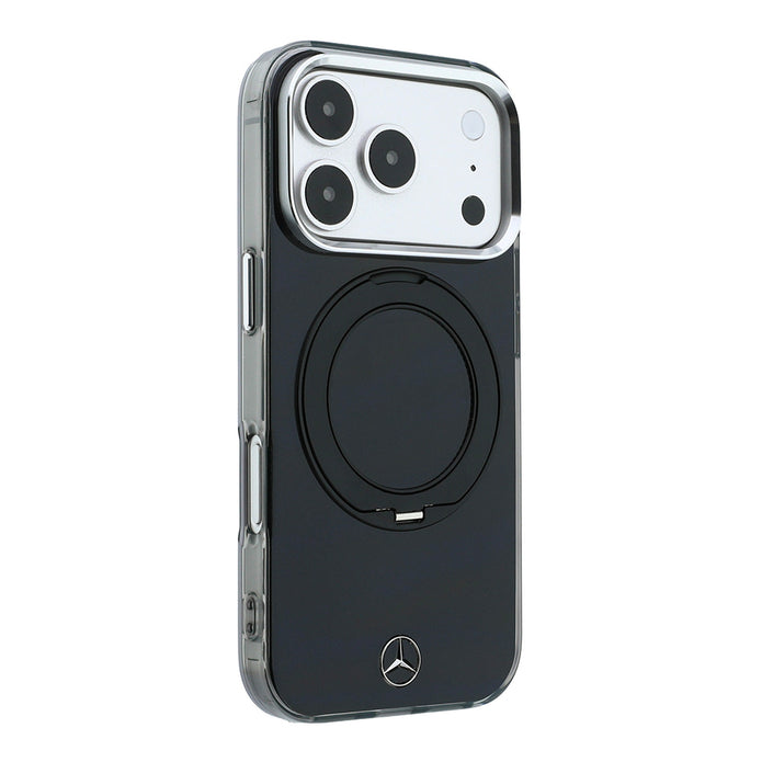 Mercedes Benz iPhone 18 Pro Max 360° Standlı Sert PC Metal Logolu MagSafe Uyumlu Kılıf – Fotoğraf 10