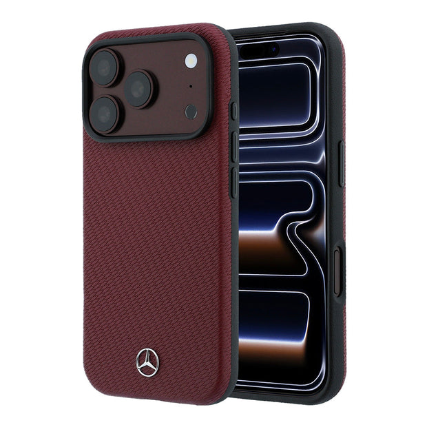 Mercedes Benz iPhone 18 Pro Max Wrap Wood 3D Metal Logolu Deri MagSafe Uyumlu Kılıf – Fotoğraf 7