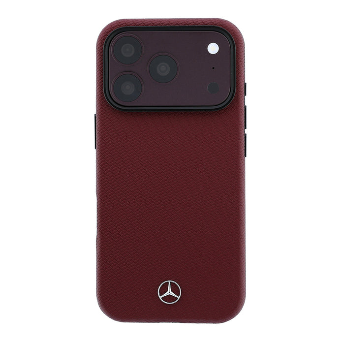 Mercedes Benz iPhone 18 Pro Max PU Deri 3D Metal Logolu Kartlıklı MagSafe Uyumlu Kılıf – Fotoğraf 4