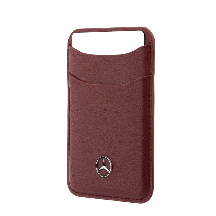 Mercedes Benz iPhone 18 Pro Max PU Deri 3D Metal Logolu Kartlıklı MagSafe Uyumlu Kılıf – Fotoğraf 8