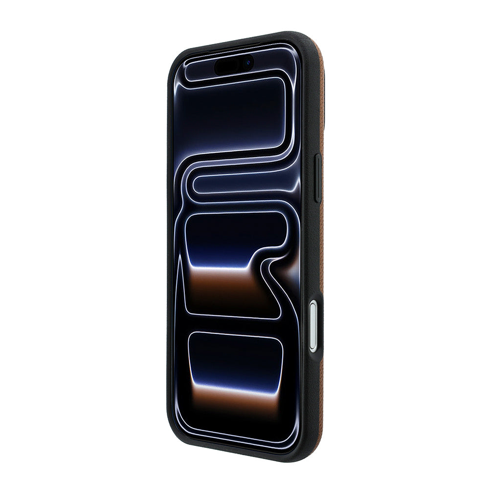 Mercedes Benz iPhone 18 Pro Max PU Deri 3D Metal Logolu Kartlıklı MagSafe Uyumlu Kılıf