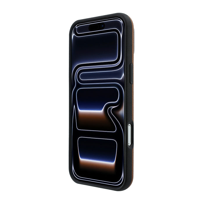 Mercedes Benz iPhone 18 Pro Max PU Deri 3D Metal Logolu Kartlıklı MagSafe Uyumlu Kılıf