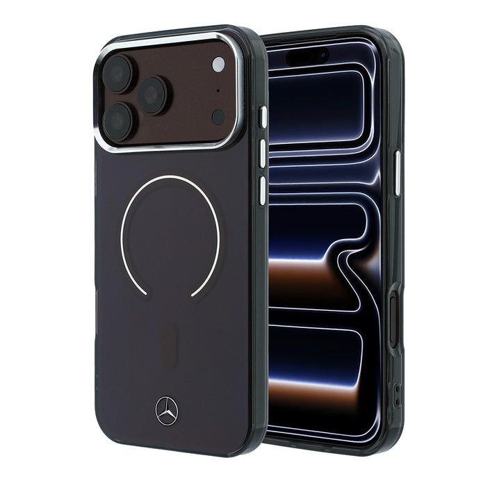 Mercedes Benz iPhone 18 Pro Max Saydam Yüzey 3D Metal Logolu MagSafe Uyumlu Kılıf – Fotoğraf 1