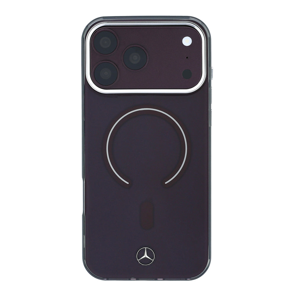 Mercedes Benz iPhone 18 Pro Max Saydam Yüzey 3D Metal Logolu MagSafe Uyumlu Kılıf – Fotoğraf 3