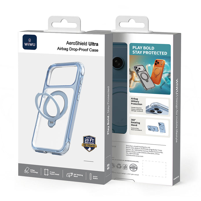iPhone 18 Pro Max AeroShield MagSafe Uyumlu Standlı Kılıf