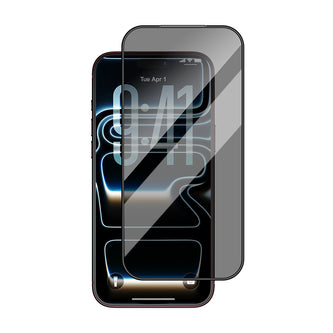 iPhone 18 Pro GT-034 Glass Ultra Privacy 3D Hayalet Ekran Koruyucu Uygulama Aparatlı – Fotoğraf 1