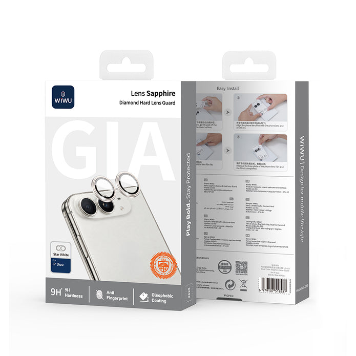 LG-003 Lens Guard Safir AR iPhone Duo Kamera Lens Koruyucu – Fotoğraf 5