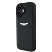 Aston Martin iPhone 16 Victory PU Deri Metal Logolu Kılıf – Fotoğraf 2