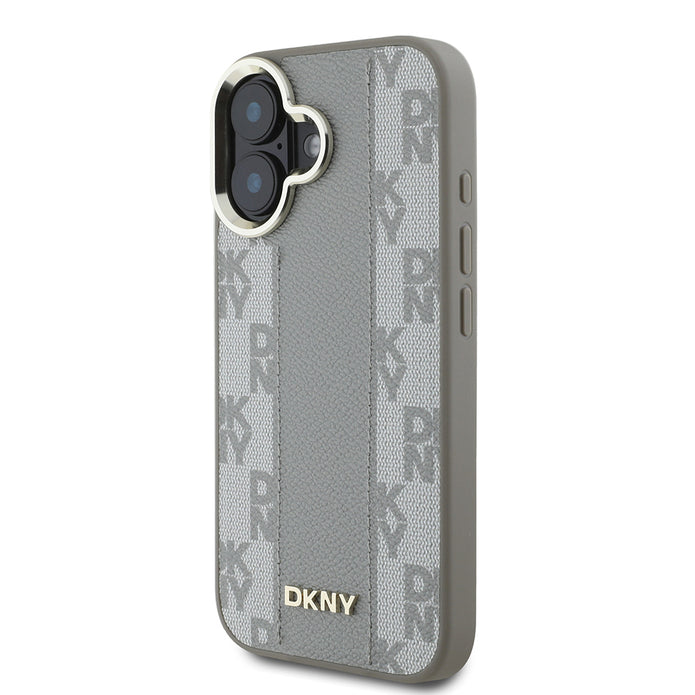 DKNY iPhone 16 Checkered Pattern MagSafe Uyumlu Kılıf – Fotoğraf 2