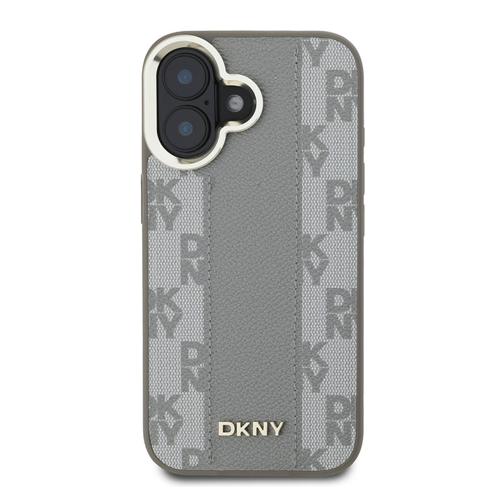 DKNY iPhone 16 Checkered Pattern MagSafe Uyumlu Kılıf – Fotoğraf 3