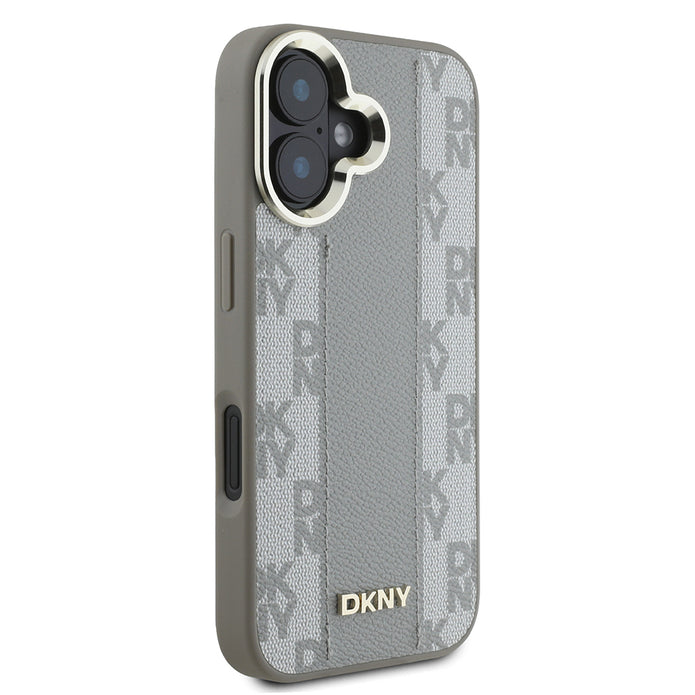 DKNY iPhone 16 Checkered Pattern MagSafe Uyumlu Kılıf – Fotoğraf 4