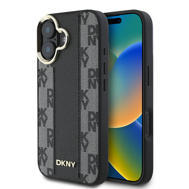 DKNY iPhone 16 Checkered Pattern MagSafe Uyumlu Kılıf – Fotoğraf 6
