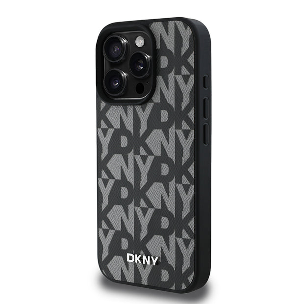 DKNY iPhone 15 Pro Max Grid Pattern 3D MagSafe Uyumlu Kılıf – Fotoğraf 2