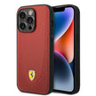 Ferrari iPhone 14 Pro Max Delikli Deri Kılıf – Fotoğraf 1