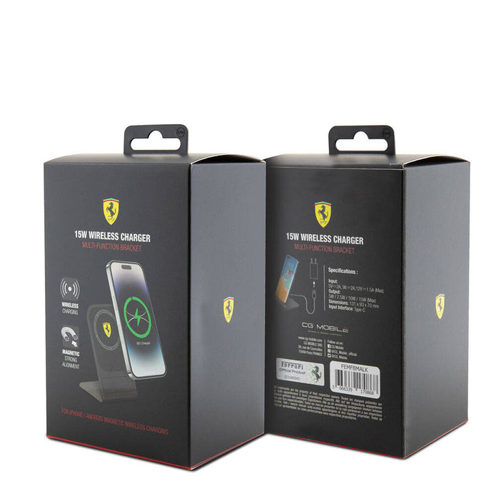 Ferrari Shield Katlanabilir Manyetik Kablosuz Şarj Standı – Fotoğraf 3