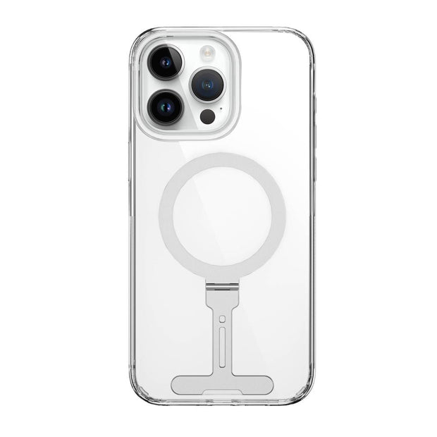 FYY-014 Magsafe Uyumlu Standlı Şeffaf iPhone 15 Pro Max Kılıf – Fotoğraf 2