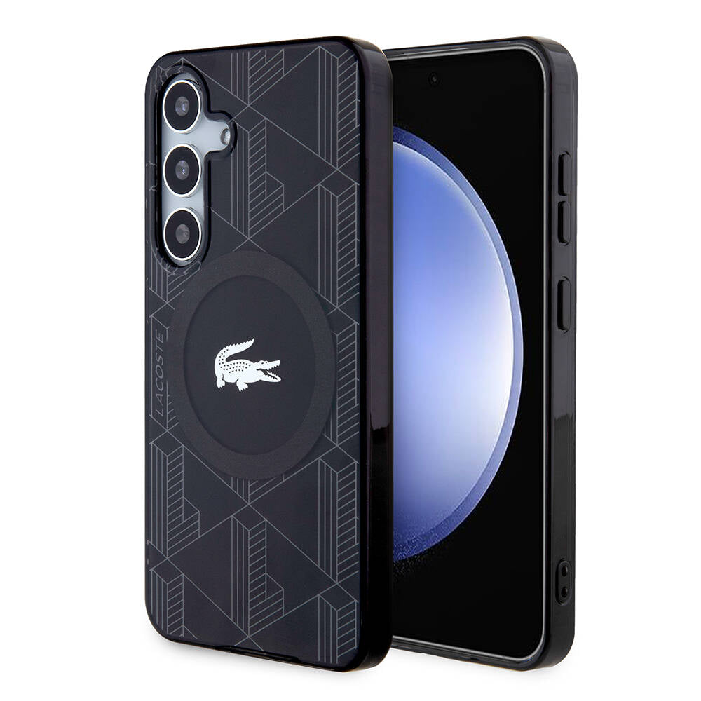 Lacoste Galaxy S24 Blend Monogram Çift Katmanlı MagSafe Uyumlu Kılıf – Fotoğraf 1