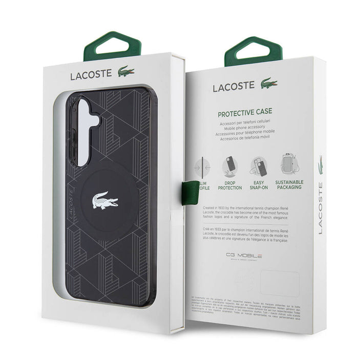 Lacoste Galaxy S24 Blend Monogram Çift Katmanlı MagSafe Uyumlu Kılıf – Fotoğraf 6