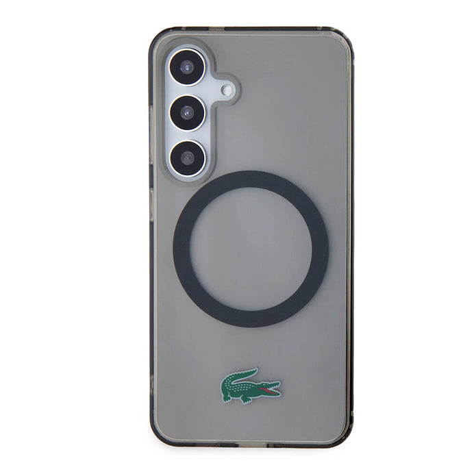 Lacoste Galaxy S24 Şeffaf Timsah Logolu MagSafe Uyumlu Kılıf – Fotoğraf 3