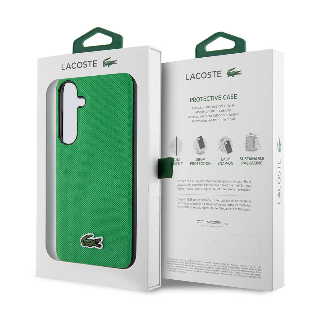 Lacoste Galaxy S24 PU Pike Timsah Logolu Kılıf – Fotoğraf 12