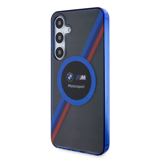BMW Galaxy S24 Plus Motorsport Circle M Şeritli Kılıf – Fotoğraf 2
