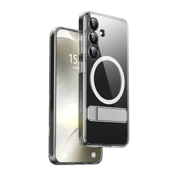 KCC-025 Aurora Galaxy S24 Plus Magsafe Uyumlu Kamera Korumalı Standlı Kılıf – Fotoğraf 2