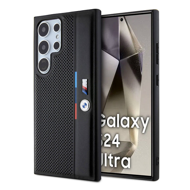 BMW Galaxy S24 Ultra Detail Line Delikli M Şeritli Kılıf – Fotoğraf 1