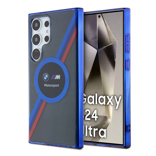 BMW Galaxy S24 Ultra Motorsport Circle M Şeritli Kılıf – Fotoğraf 1