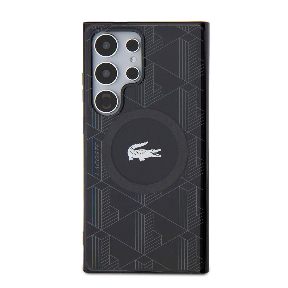 Lacoste Galaxy S24 Ultra Blend Monogram Çift Katmanlı MagSafe Uyumlu Kılıf – Fotoğraf 3