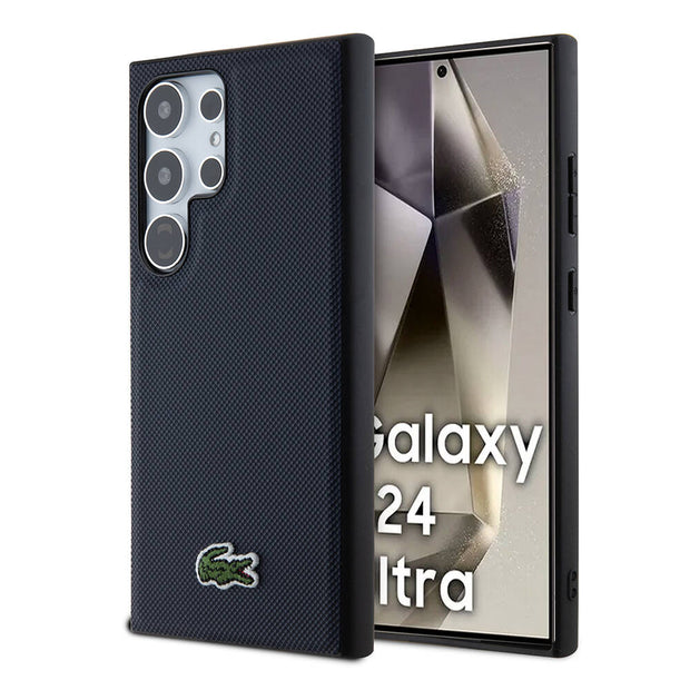 Lacoste Galaxy S24 Ultra PU Pike Timsah Logolu Kılıf – Fotoğraf 1