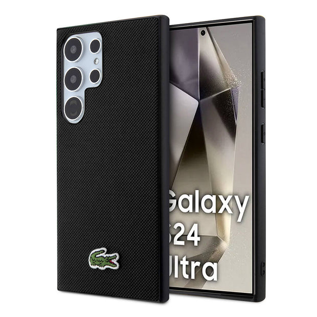 Lacoste Galaxy S24 Ultra PU Pike Timsah Logolu Kılıf – Fotoğraf 13