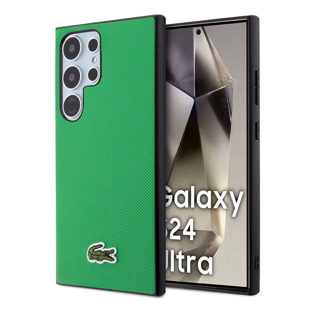 Lacoste Galaxy S24 Ultra PU Pike Timsah Logolu Kılıf – Fotoğraf 7