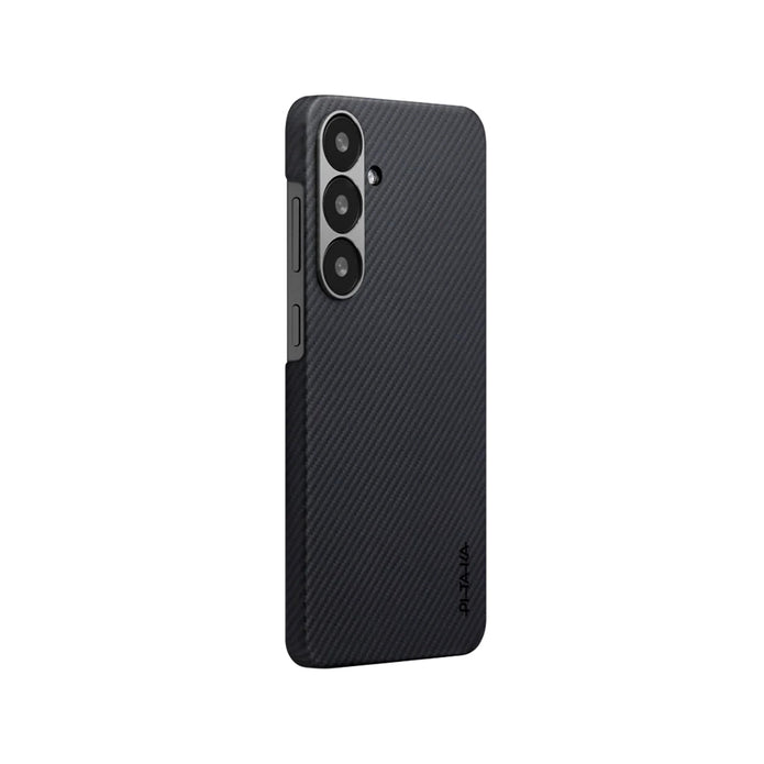 Pitaka Galaxy S25 Plus Ultra Slim Classic Black-Gray Twill 600D Aramid Fiber MagSafe Uyumlu Kılıf – Fotoğraf 3