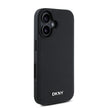 DKNY iPhone 16 Grained PU Deri Metal Logolu MagSafe Uyumlu Kılıf – Fotoğraf 4